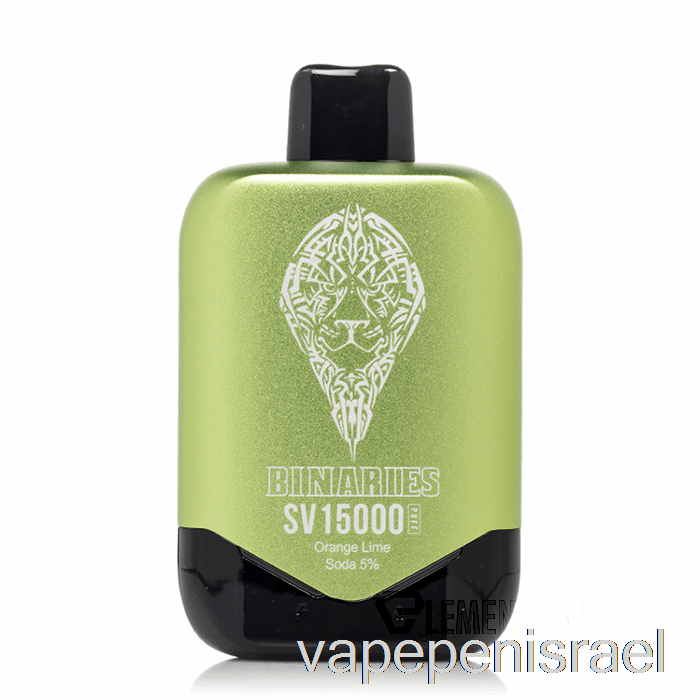 חד פעמי Vape Israel Horizon Binaries Sv15000 סודה תפוז ליים חד פעמית